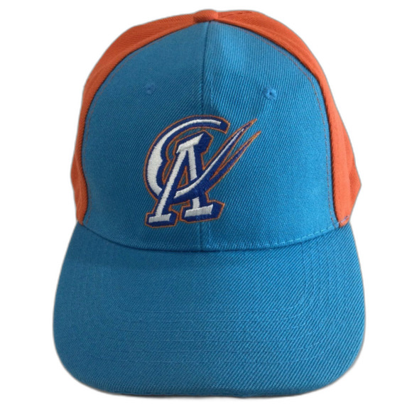 Associated Premium Cap Hat Snapback Blue Orange Cielo Azul De Oklahoma City - Picture 1 of 8
